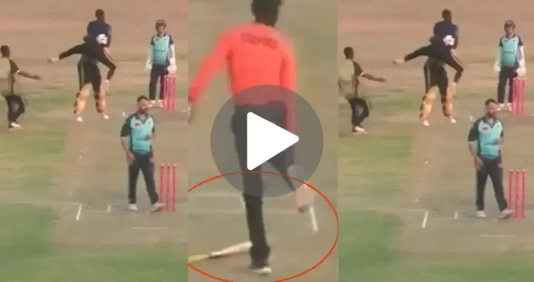 Batter Accidentally Hits Umpire zimbabwe